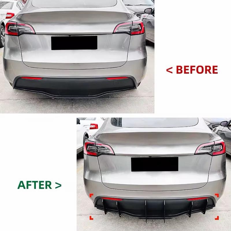 Model 3/Y Rear Diffuser Gloss Black Aero Kit