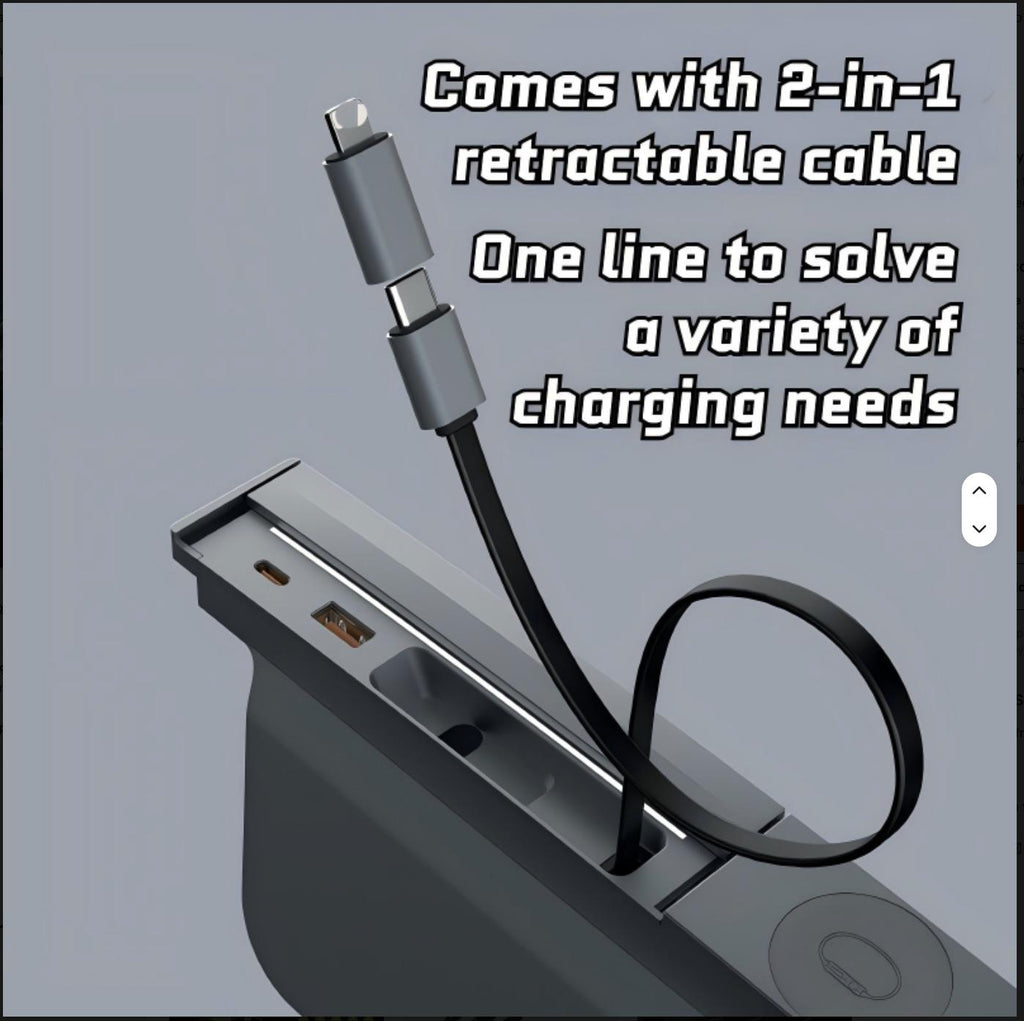 Tesla Model 3/Y Center Console USB Charging Dock with RGB Ambient Light