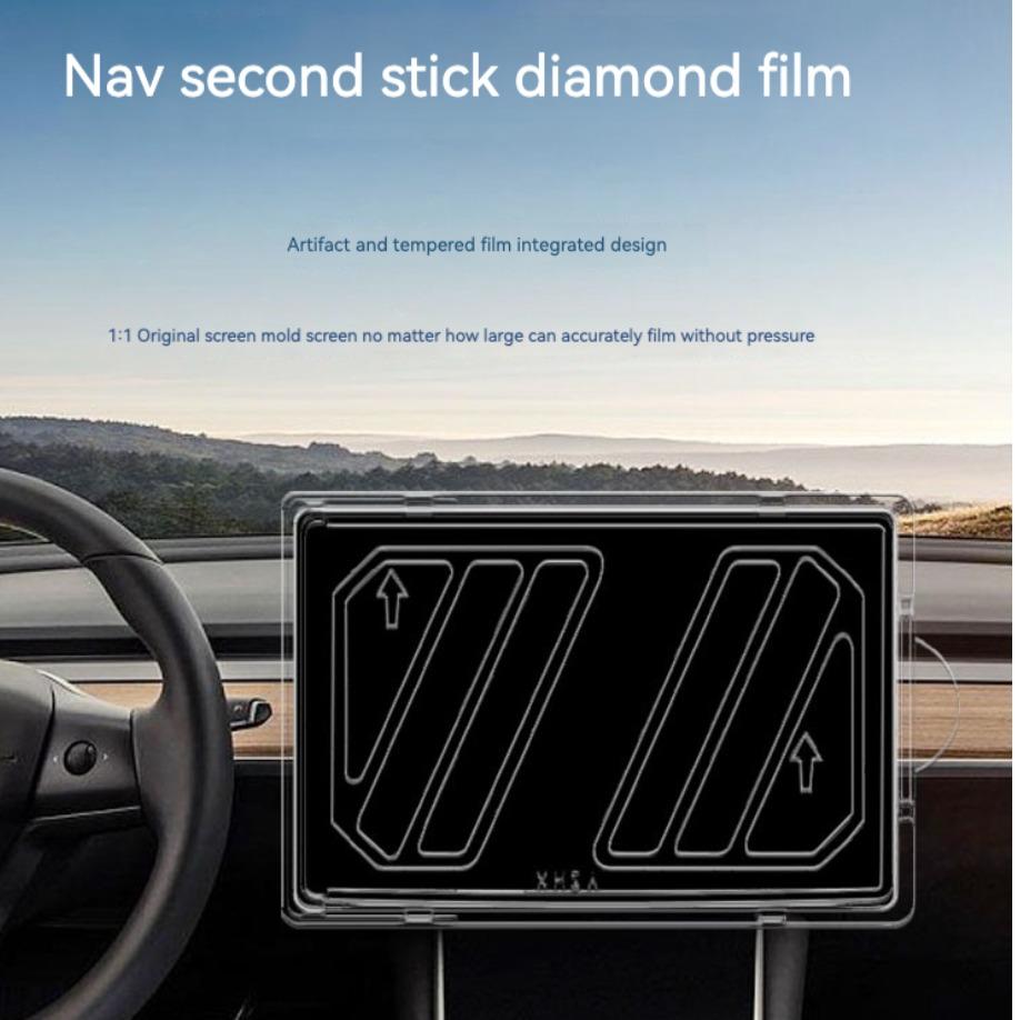 Tesla Model 3/Y Matte Tempered Glass Screen Protector