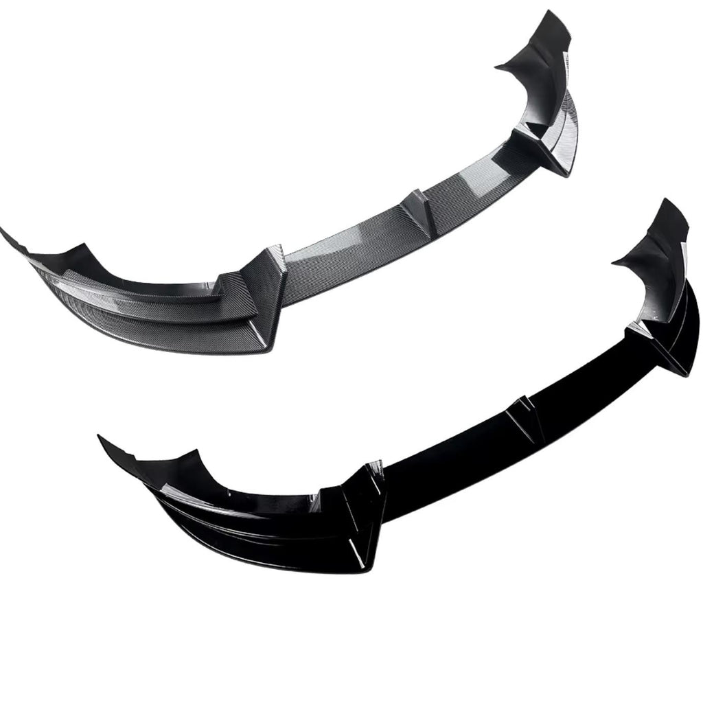 Tesla Model Y Front Lip Spoiler Gloss Black or Carbon Fiber Finish
