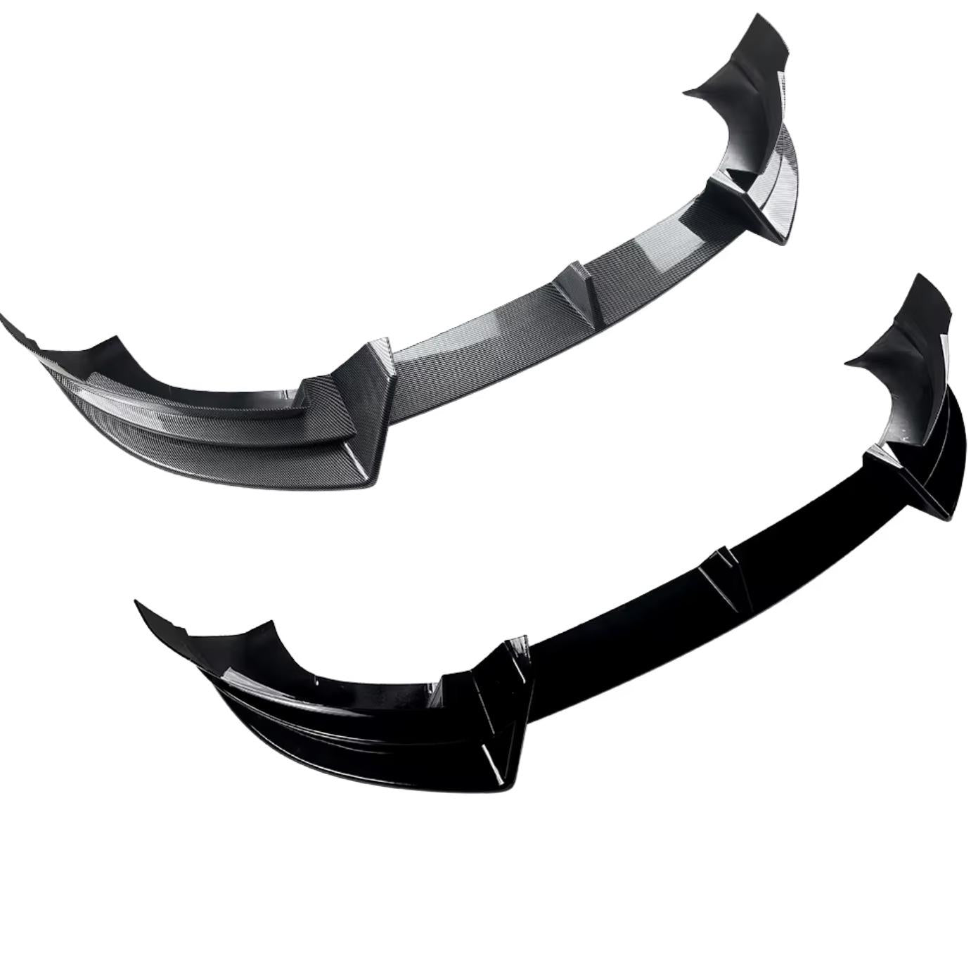 Tesla Model Y Front Lip Spoiler Gloss Black or Carbon Fiber Finish