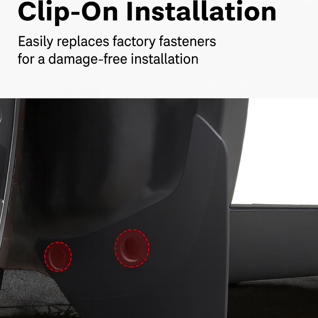 Mud Flaps for Tesla Model Y | No-Drill Front & Rear Protection