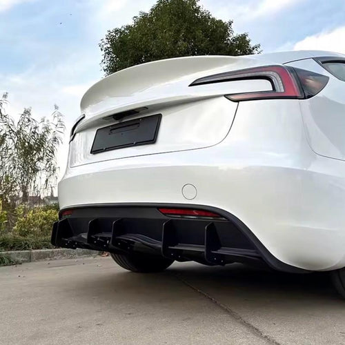Model 3/Y Rear Diffuser Gloss Black Aero Kit