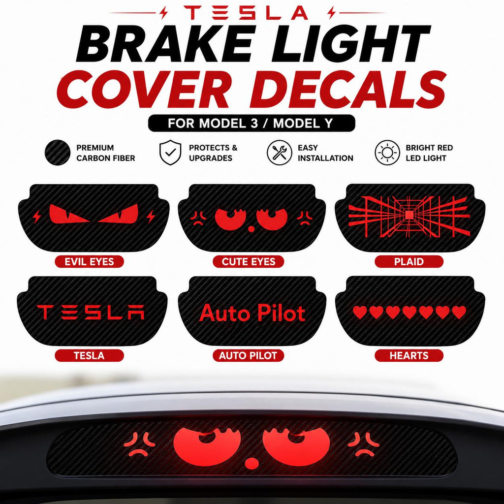 Tesla Model 3/Y Brake Light Overlay Decal
