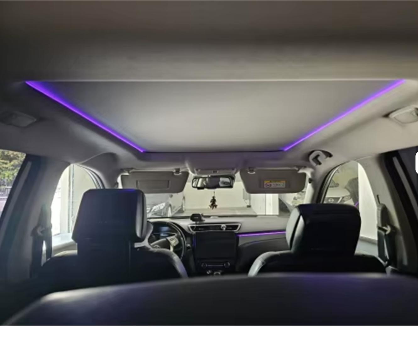 USB RGB LED Roof Shade Light Strip | Tesla Glass Roof Ambient Lighting