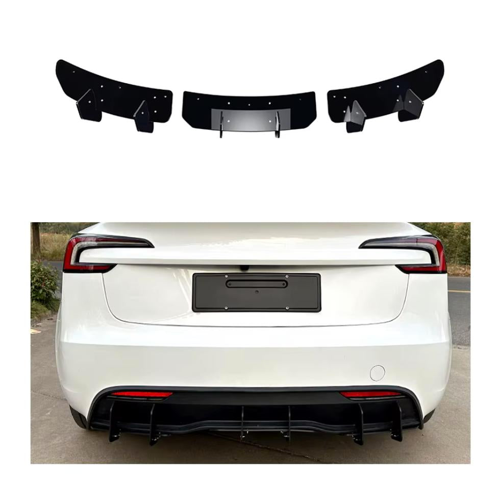 Model 3/Y Rear Diffuser Gloss Black Aero Kit