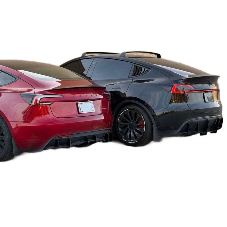 Model 3/Y Rear Diffuser Gloss Black Aero Kit