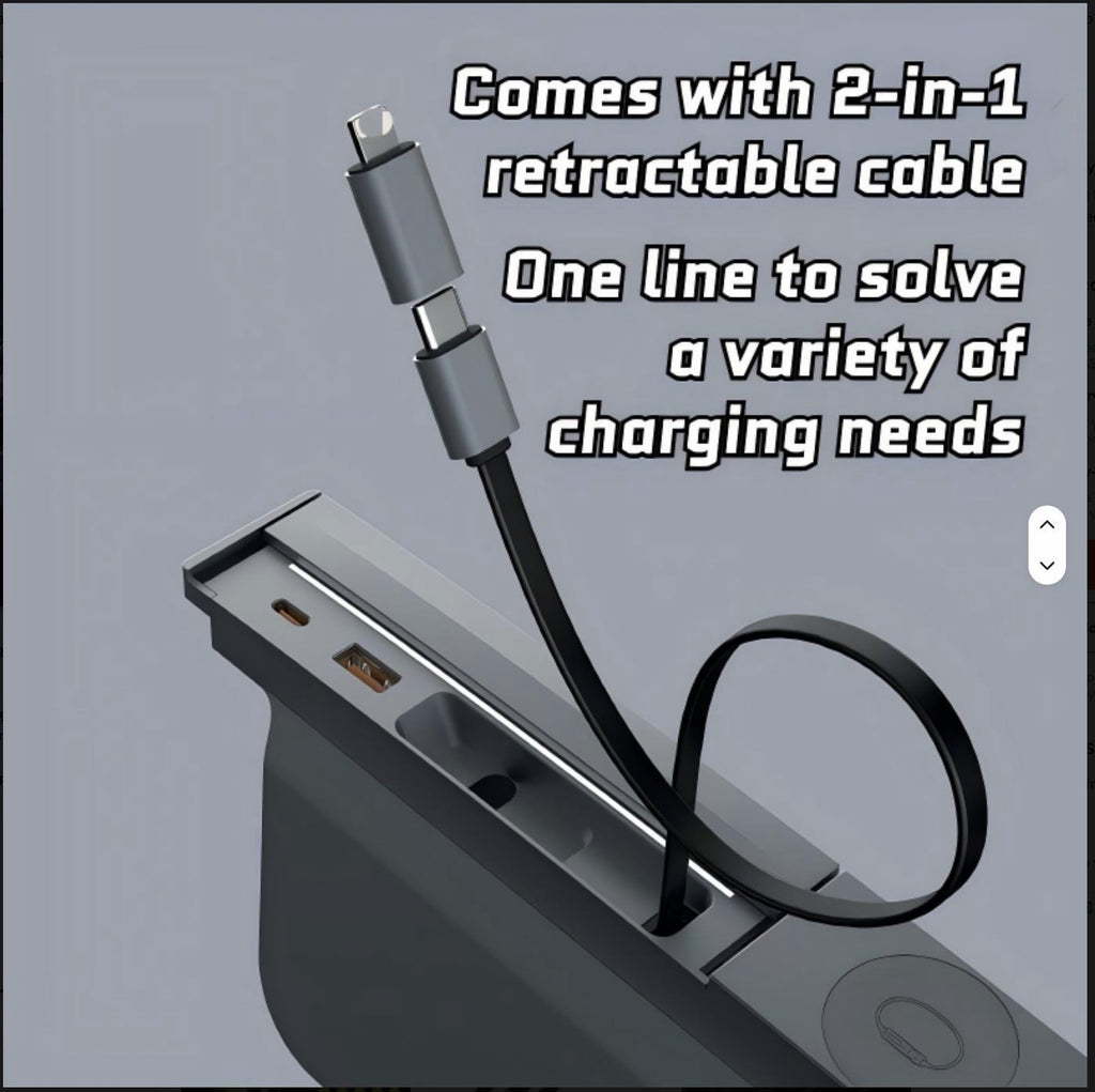 Tesla Model 3/Y Center Console USB Charging Dock with RGB Ambient Light