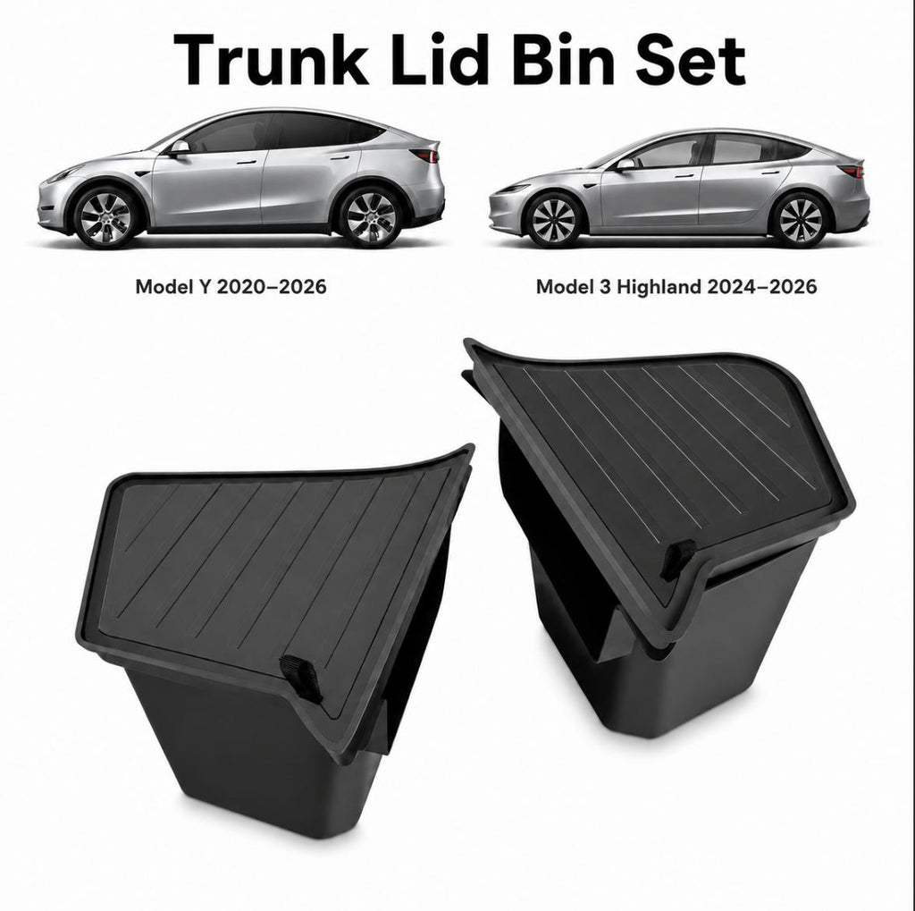 Tesla Trunk Side Storage Lids | Left & Right Set