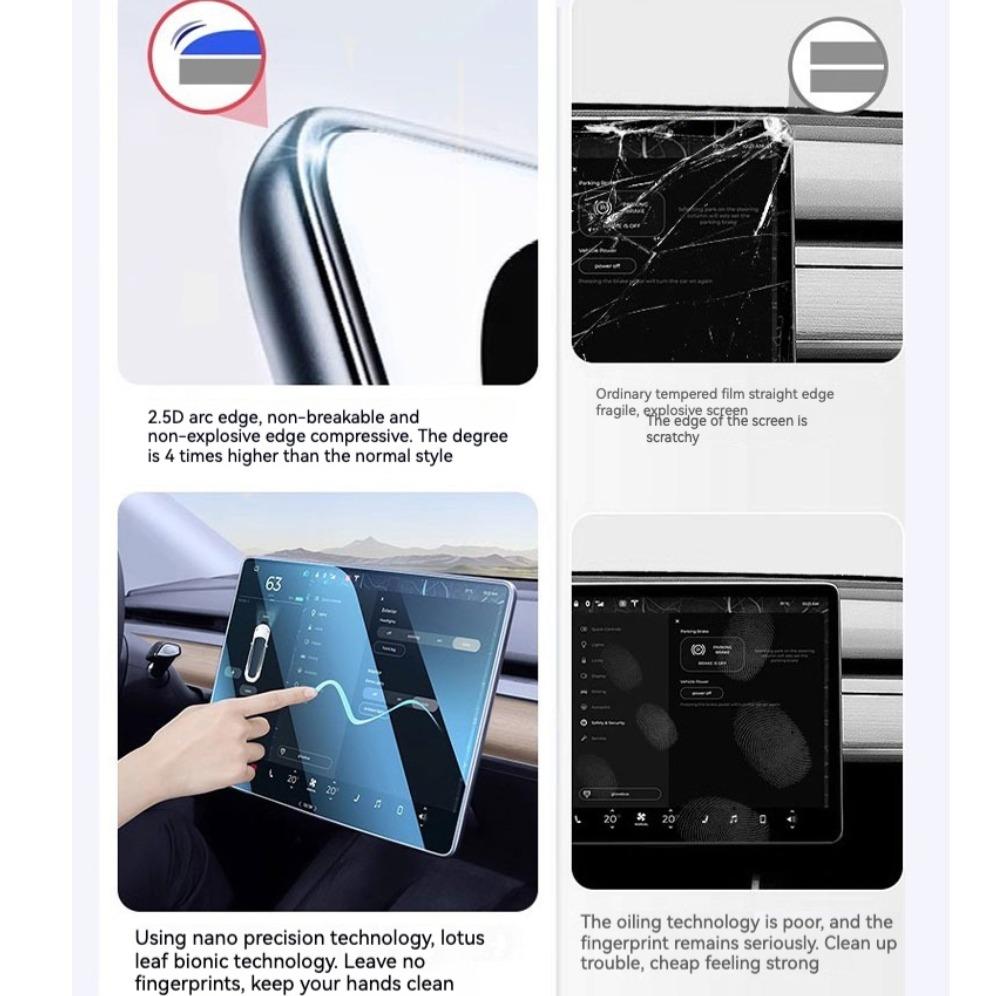 Tesla Model 3/Y Matte Tempered Glass Screen Protector