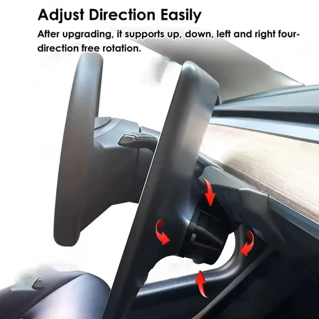 Tesla Model 3/Y Screen Tilt Bracket | 4-Way Adjustable Swivel Mount