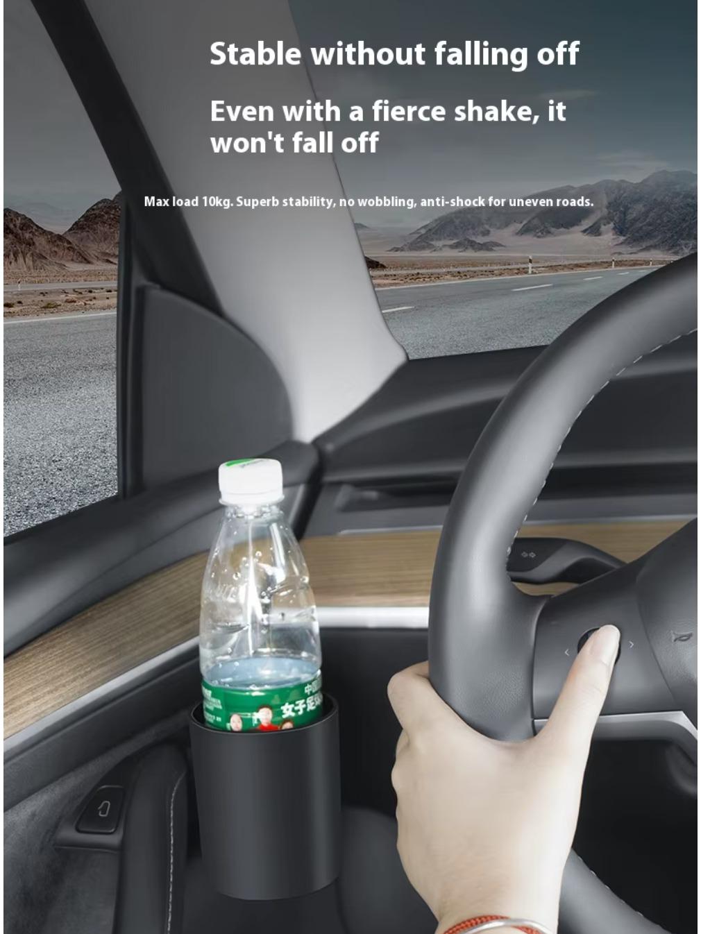 Tesla Door Side Cup Holder Storage Compartment for Model 3/Y