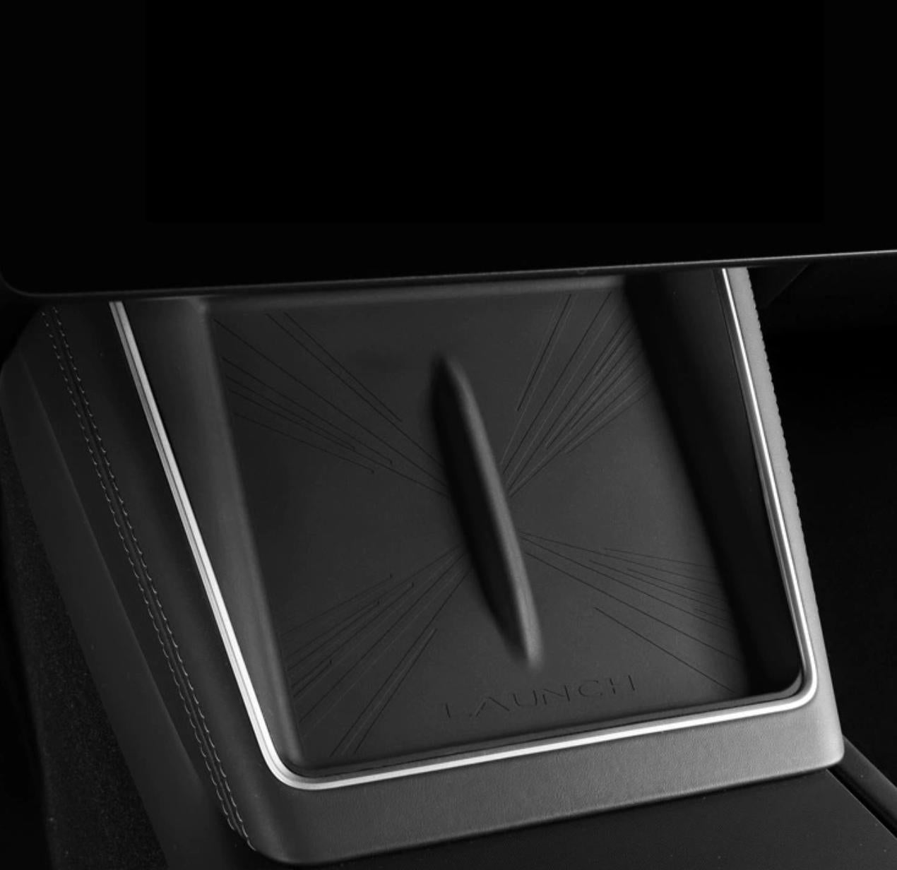Tesla Wireless Charging Pad Cover | Anti-Slip Center Console Mat for Model Y & Model 3 Highland