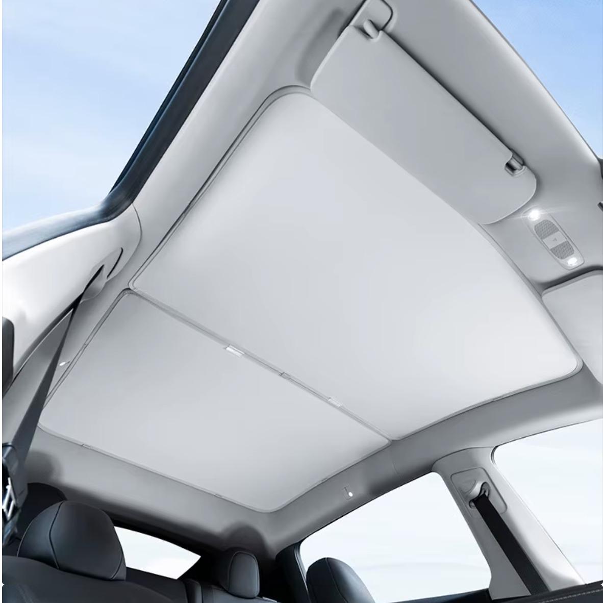 Tesla Roof Sunshade UV Protection Heat Insulation Glass Roof Shade