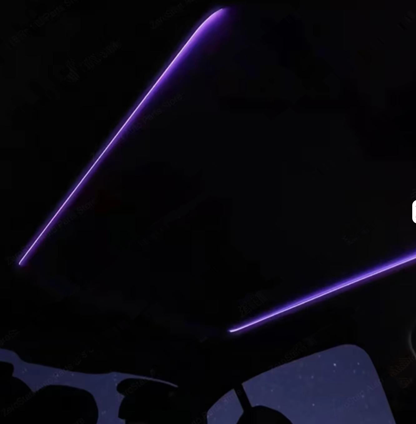 USB RGB LED Roof Shade Light Strip | Tesla Glass Roof Ambient Lighting