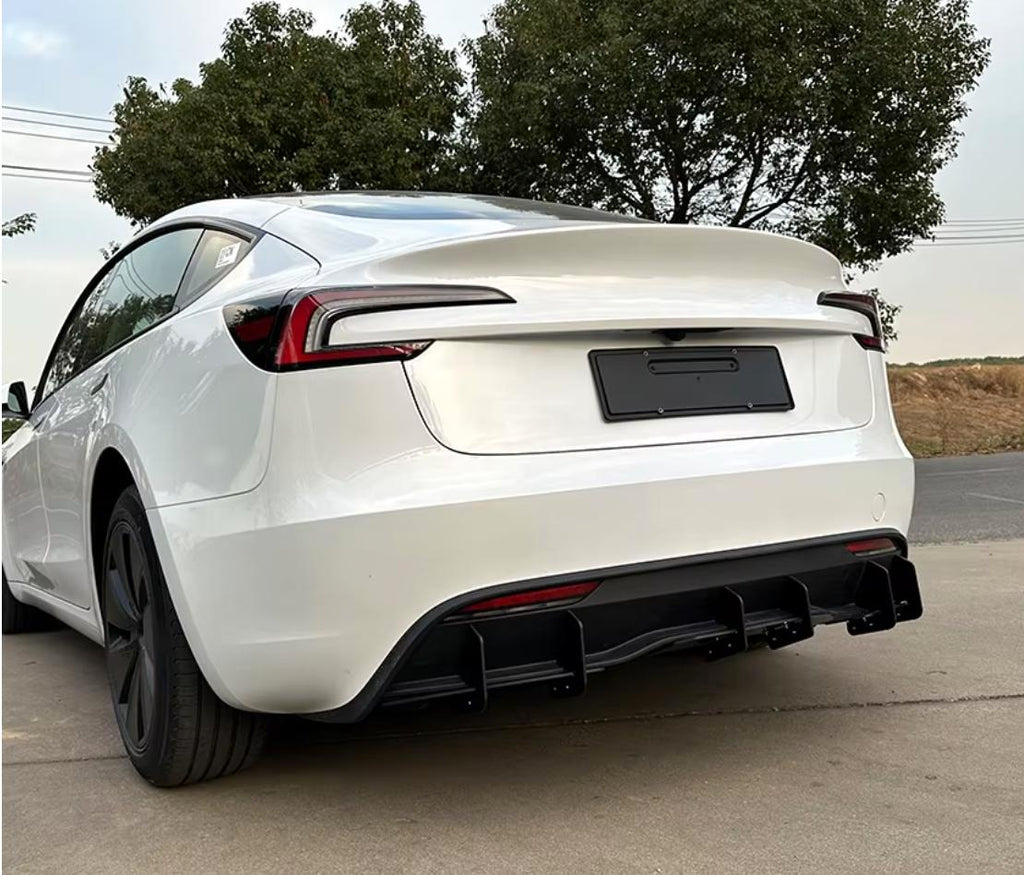 Model 3/Y Rear Diffuser Gloss Black Aero Kit