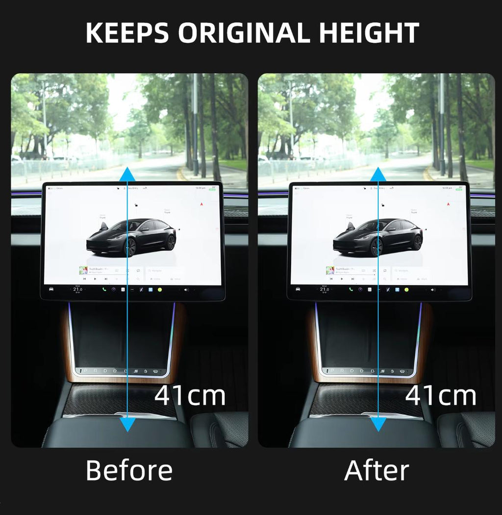 Tesla Model 3/Y Screen Tilt Bracket | 4-Way Adjustable Swivel Mount