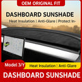 Tesla Dashboard Cover for Model 3/Y - Heat Insulation Anti-Glare